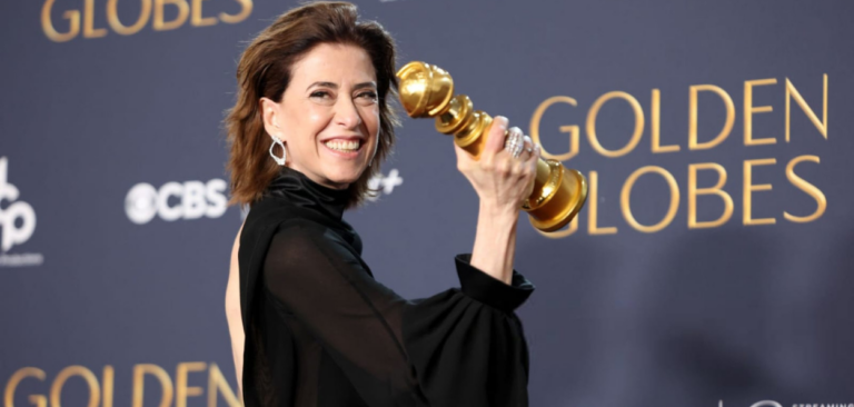 Fernanda Torres com seu GoLden Globe