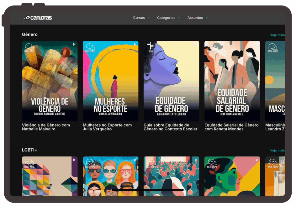 ipad no Educa.carlotas.com.br